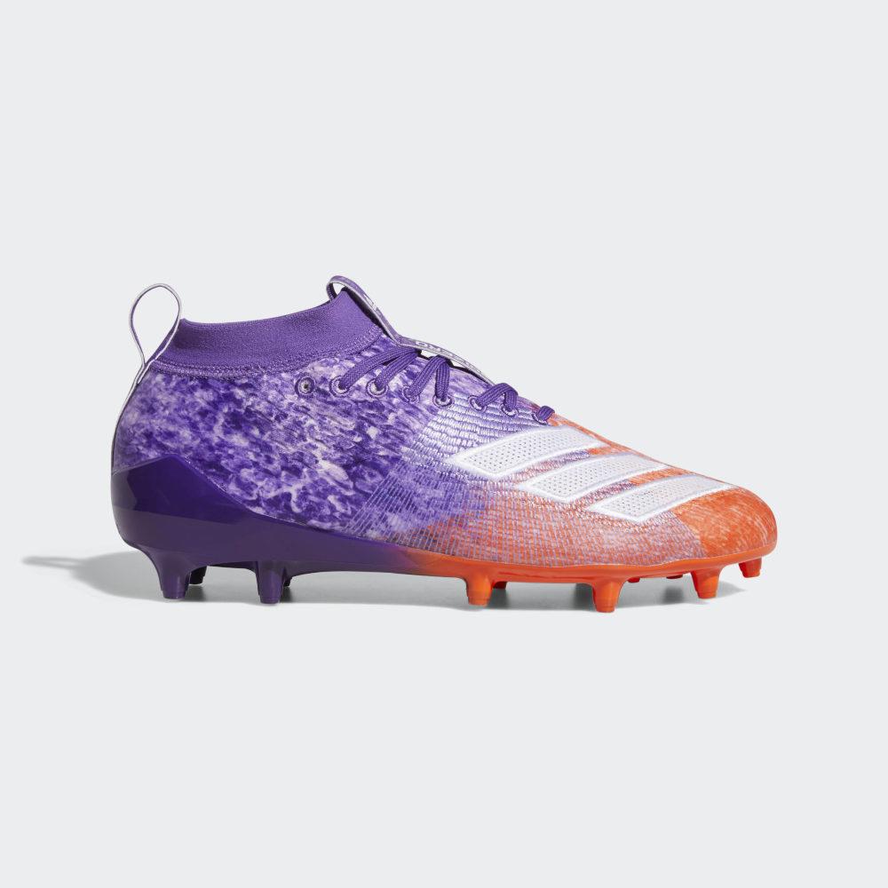 Ghete Fotbal Adidas adizero 8.0 Barbati Romania - Violet/Albi/Portocalii F35079